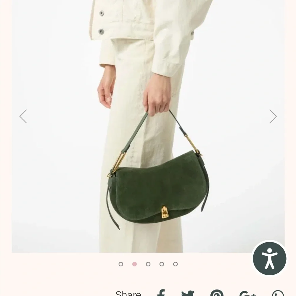 Coccinelle Suede + Leather 2 Way Bag - Picture 13 of 16